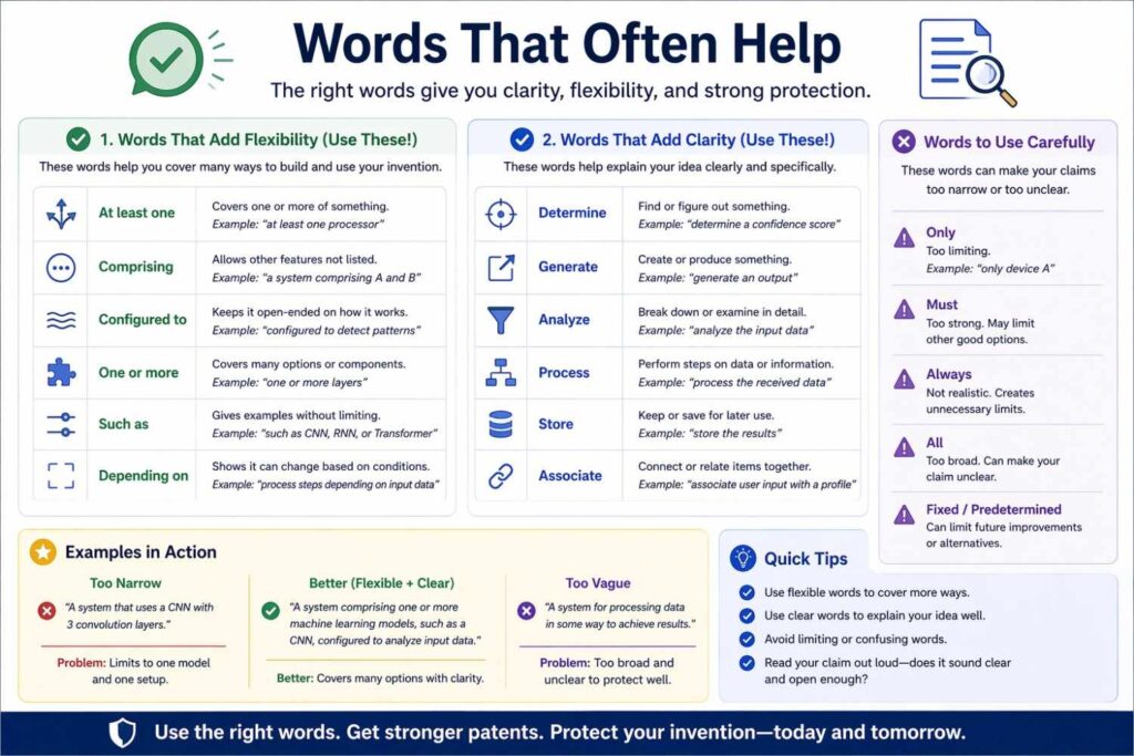 Some kinds of words make AI system descriptions much stronger.