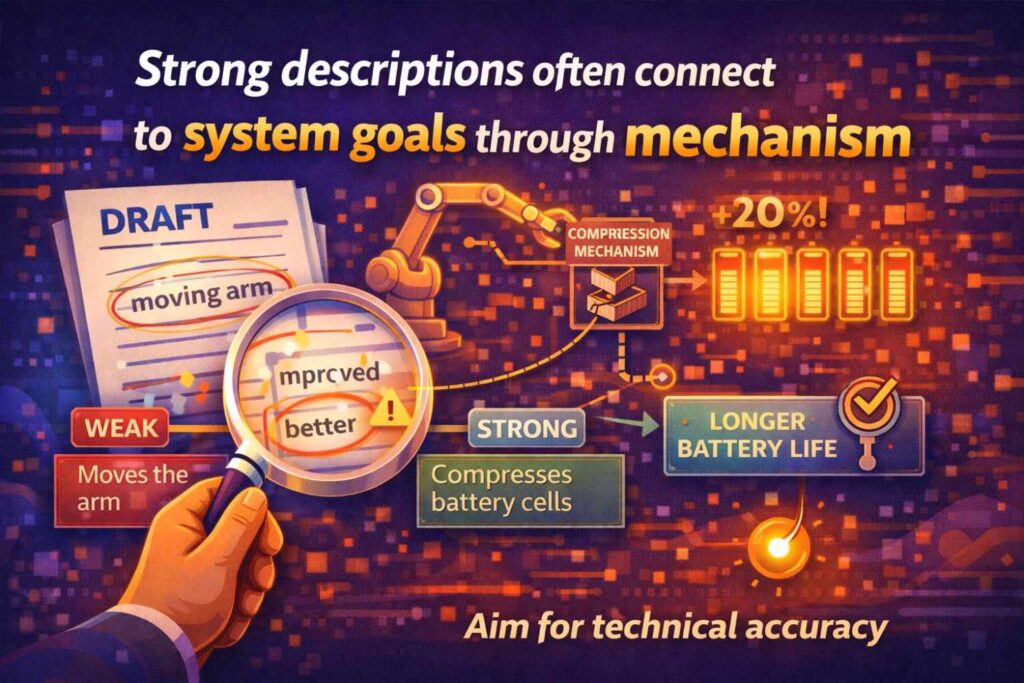 You do not need to remove benefits from the description