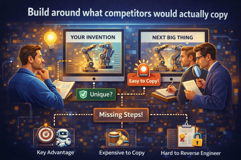 This is a strategic point, not just a drafting point.