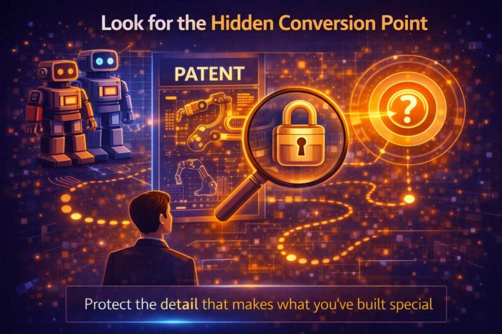 In many products, the real technical edge lives at a conversion point.