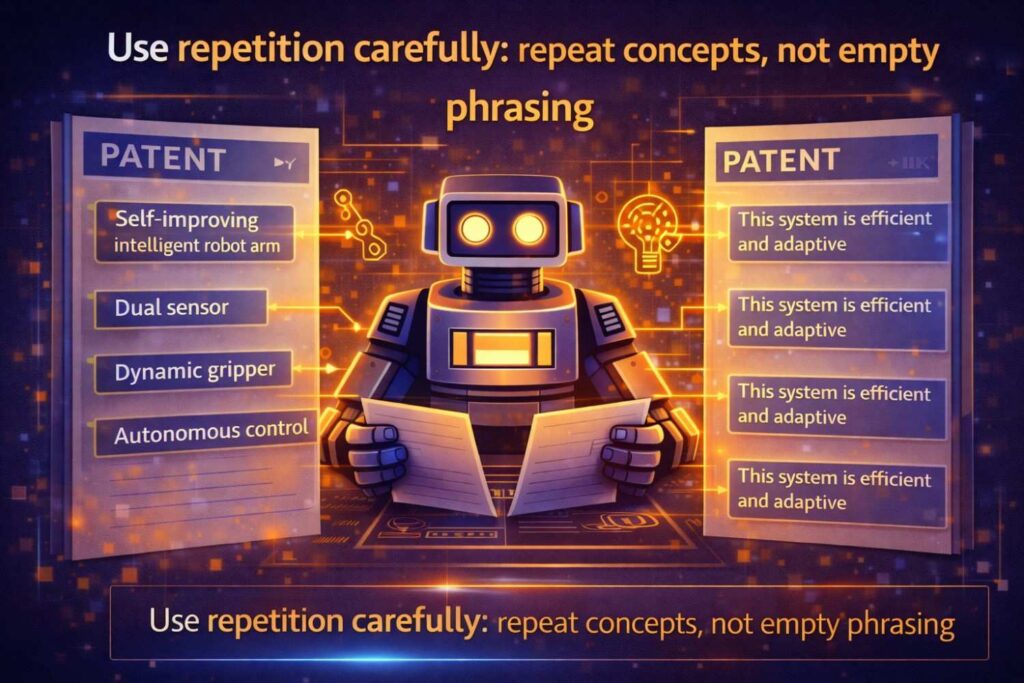 AI has a habit of repeating language.