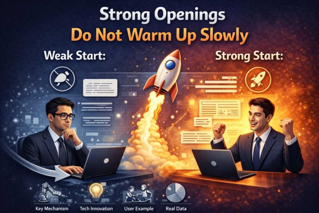 Many AI drafts open in a dull, safe way.