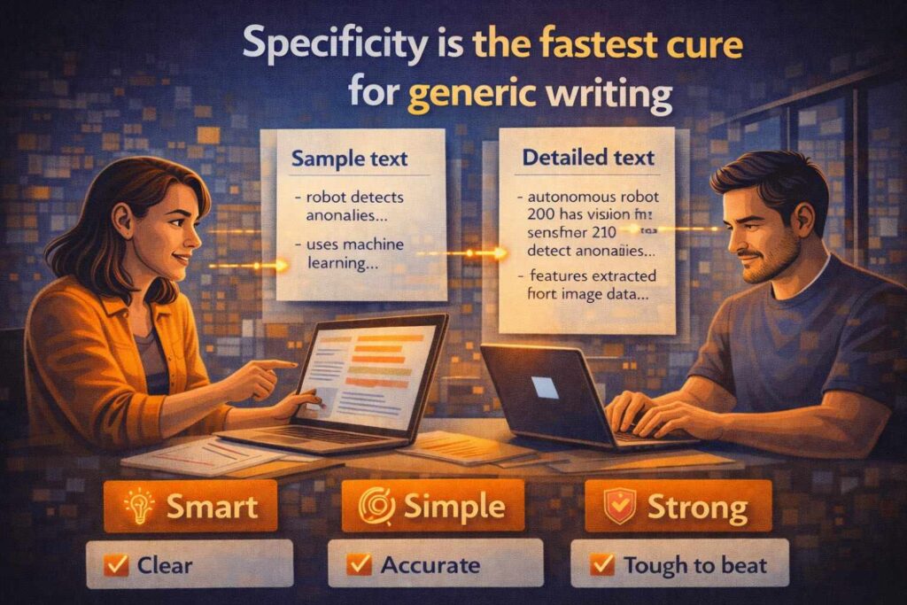 If there is one rule that improves AI drafts more than anything else, it is this: