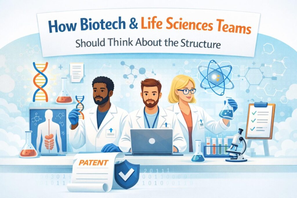 Biotech and life sciences inventions can be more complex and often require even more care, but the same structural idea still holds.