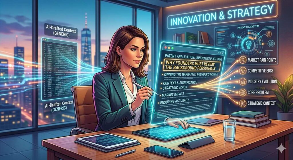 Even if you have outside help, founders and technical leads should review the background section closely.