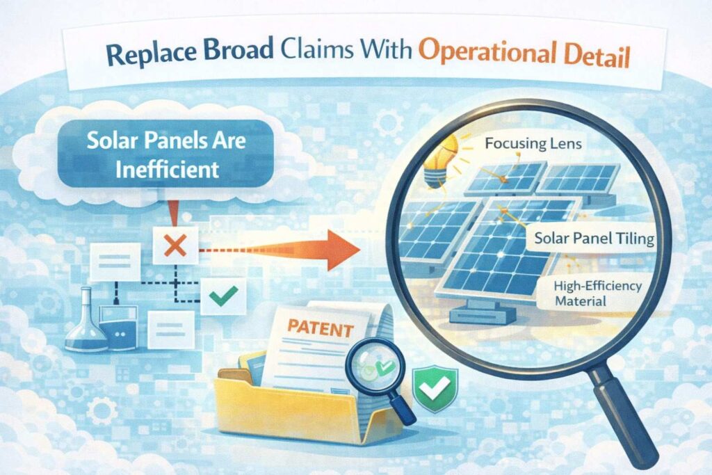 One of the best ways to strengthen a weak background section is to replace broad claims with operational detail.