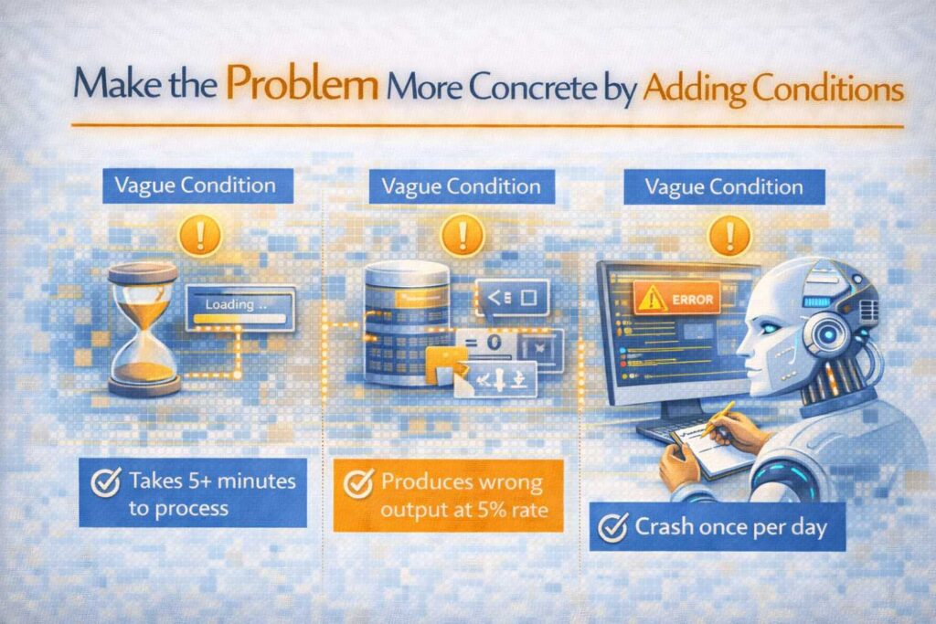Many weak background sections identify a limitation, but they do not explain when or where that limitation shows up.
