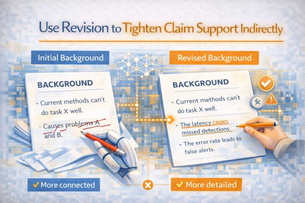 The background section is not where claims are written, but it still affects how the application feels as a whole.