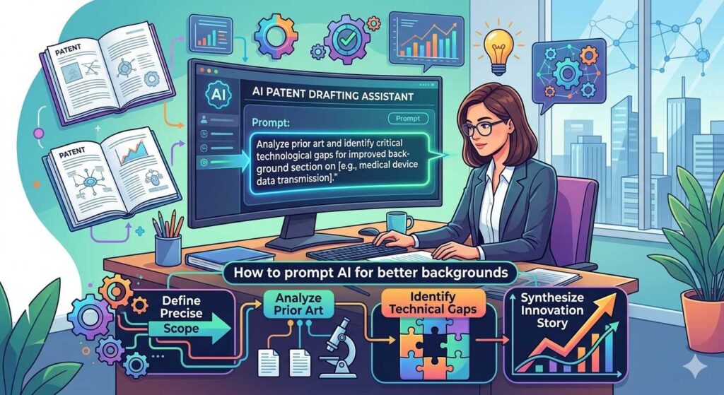If you are using AI to help draft a background section, do not start with “write a background section.”