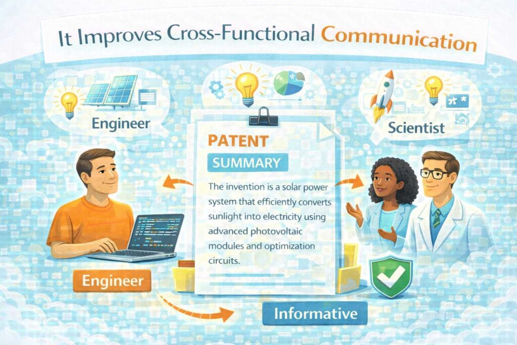 When the summary is clear, legal, product, engineering, and leadership teams can work from the same core description of the invention. 