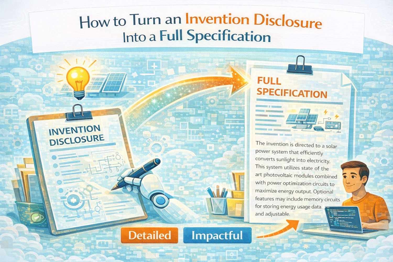 How to Turn an Invention Disclosure Into a Full Specification