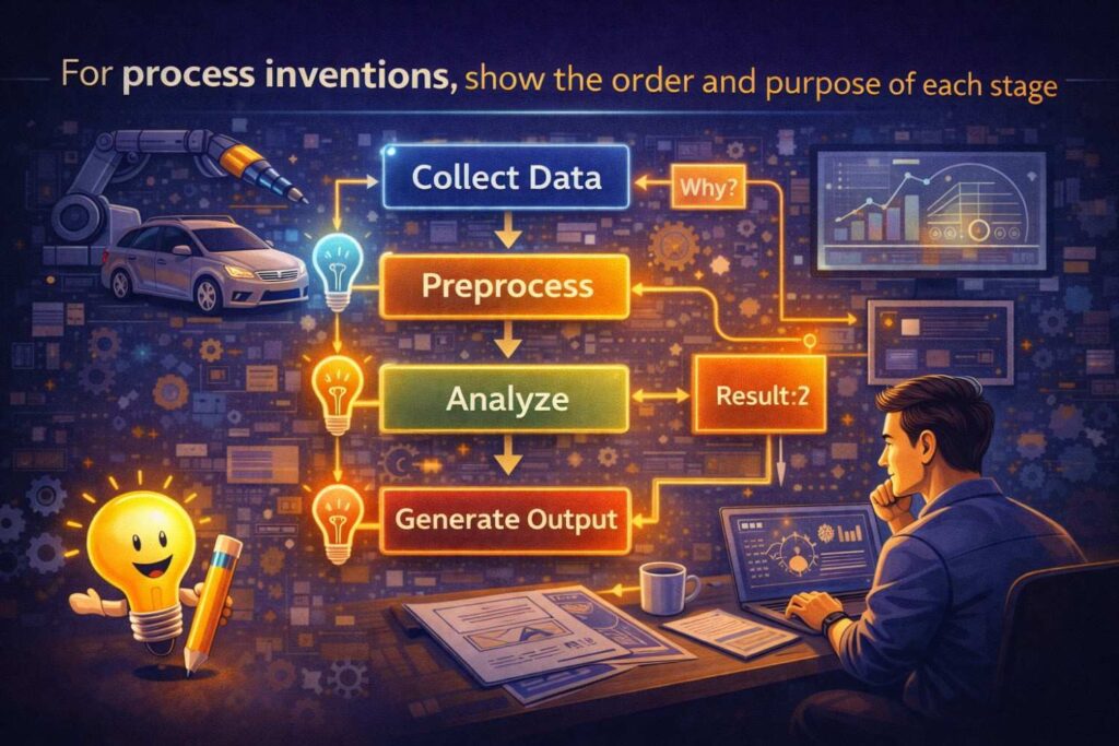 Process inventions benefit from clear sequencing.