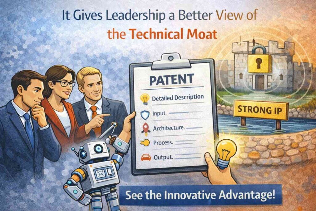 A well-written detailed description is not just useful to counsel.