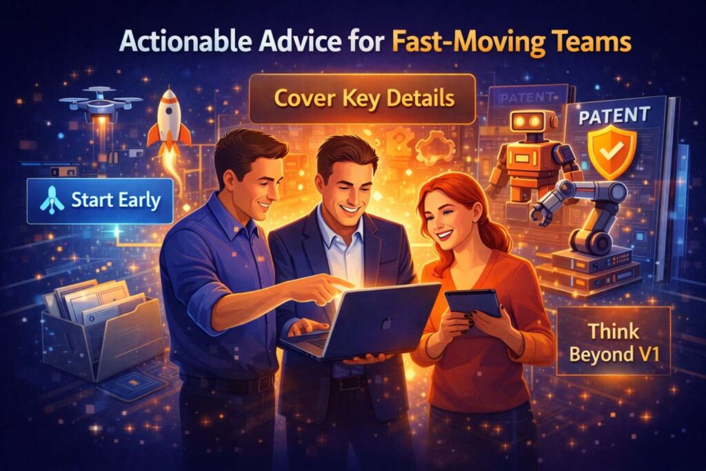 If the change materially improved one of those, it is worth asking whether there is patent value behind it.