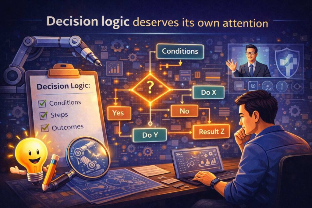A lot of patents involve systems that make decisions.