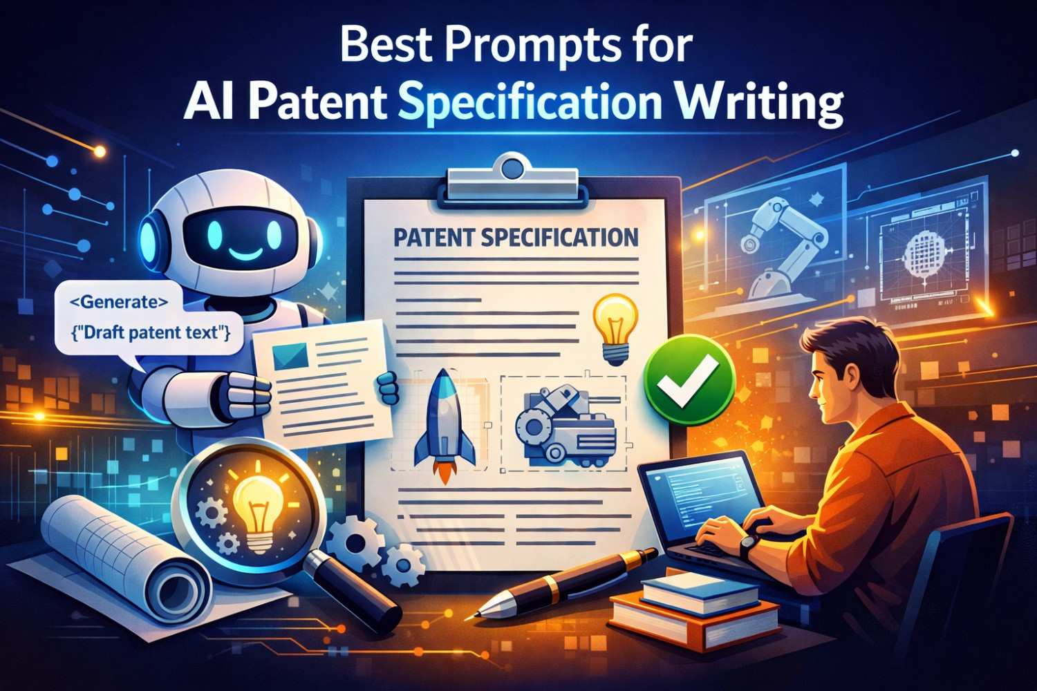 Best Prompts for AI Patent Specification Writing