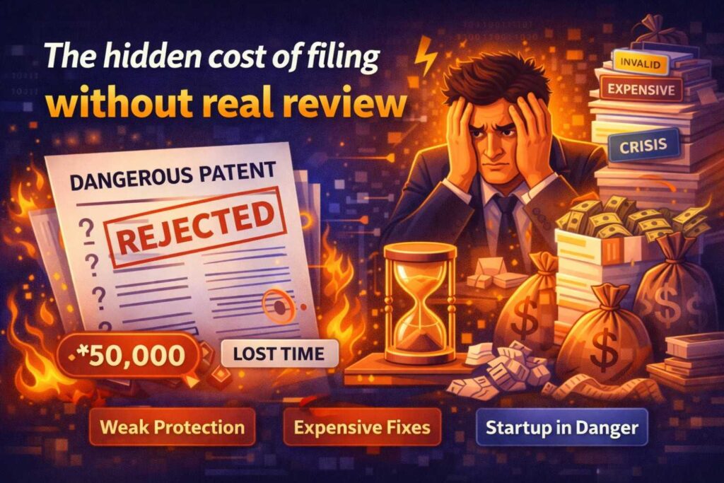 Filing a weak draft can create costs that do not show up right away.