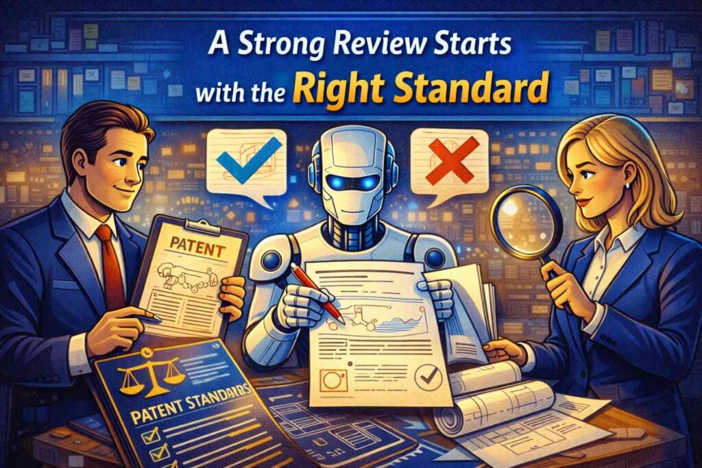 Before reviewing a patent draft, you need to know what “good” looks like.