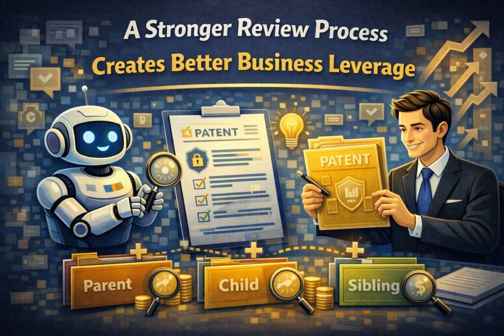 At the end of the day, businesses do not file patents just to have documents on paper.