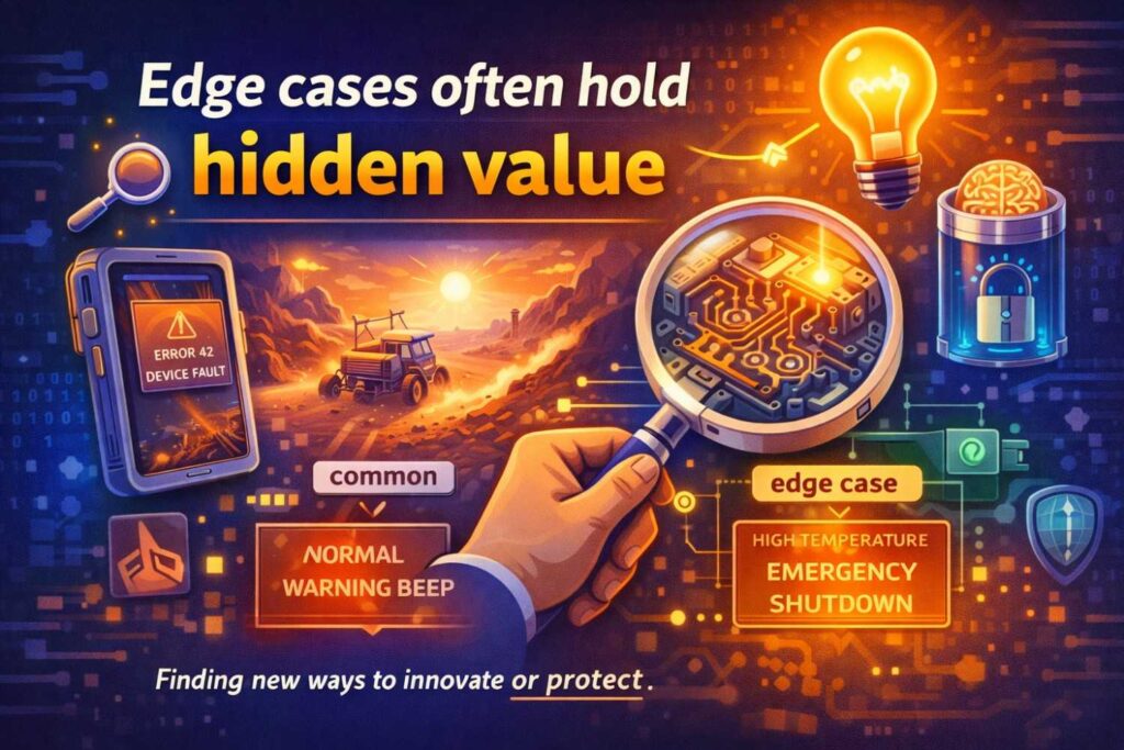 Founders and inventors tend to explain inventions through the normal flow.