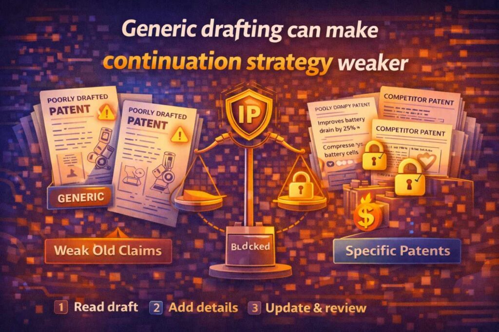 Many businesses file with the hope that future continuation filings will help them adapt over time.