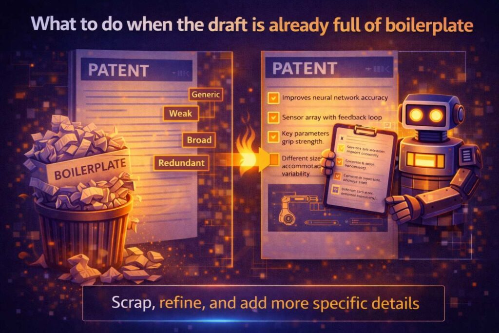 Sometimes the draft is already done.