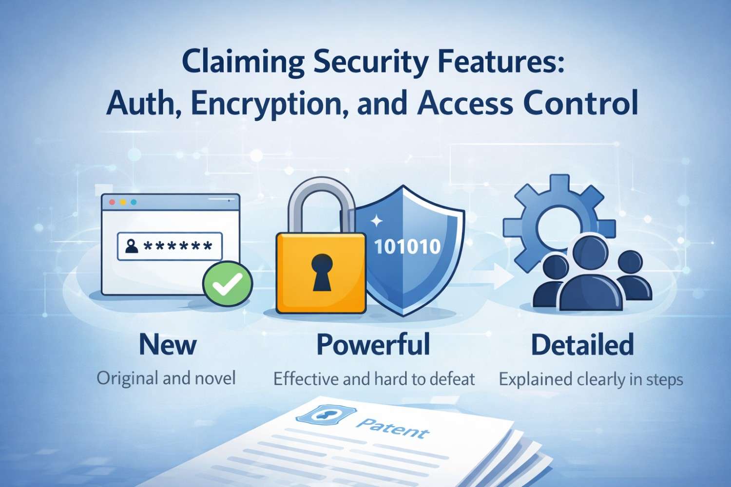 Claiming Security Features: Auth, Encryption, and Access Control