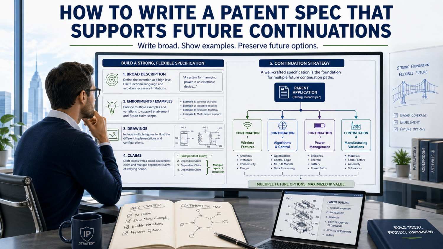 How to Write a Patent Spec That Supports Future Continuations