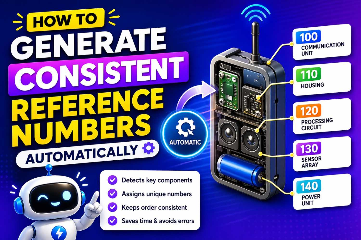 How to Generate Consistent Reference Numbers Automatically