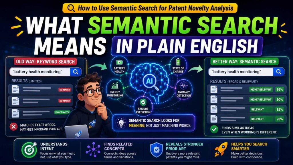 Semantic search looks for meaning.