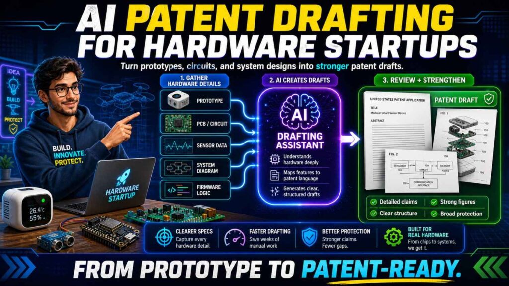 Hardware patents need clear structure.