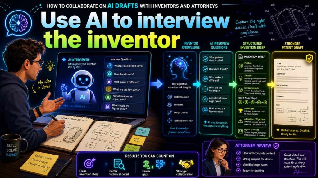 Inventors are often busy. They may not know what information a patent draft needs.