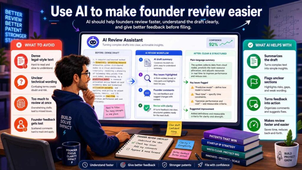 AI can create a founder review summary.