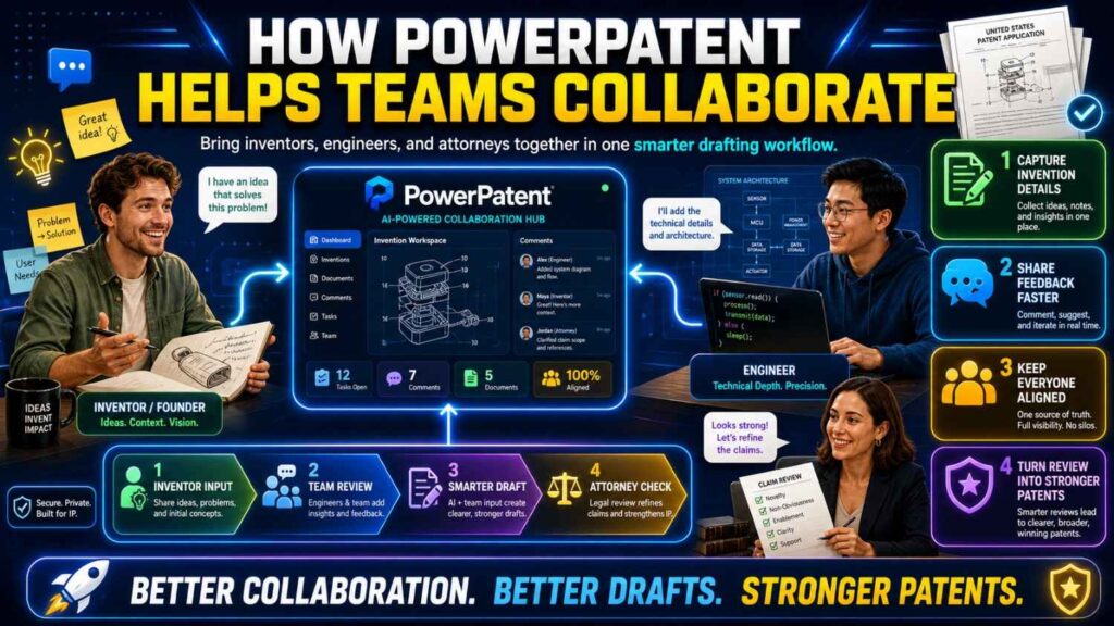 PowerPatent helps startups collaborate on patent work in a more modern way.