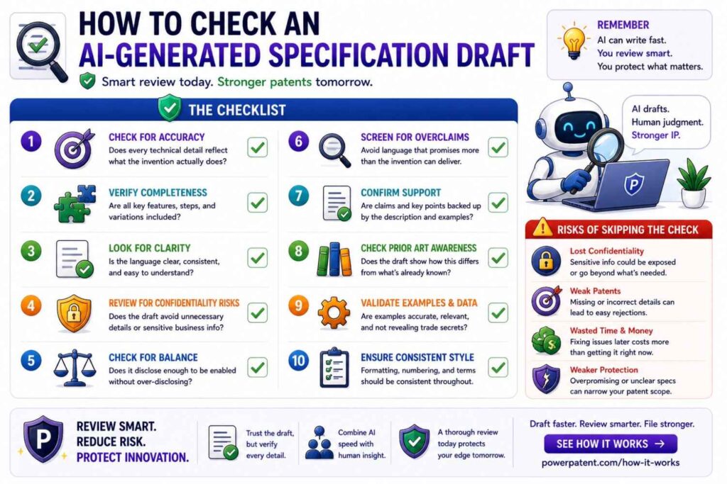 When reviewing an AI-generated draft, read it like a builder.