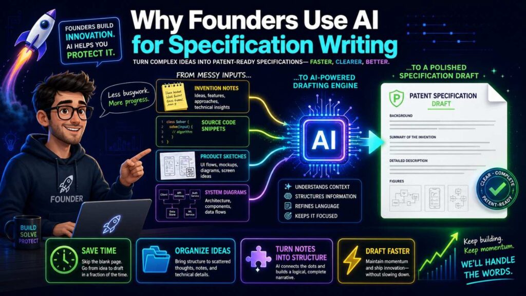 Founders use AI for specification writing because the old way can feel slow.