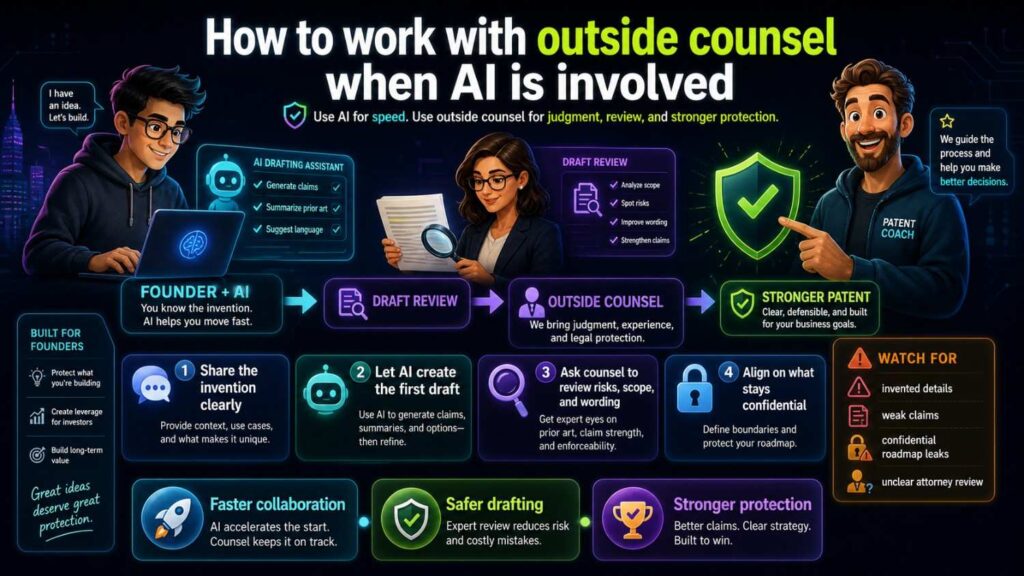 If you use outside counsel, be open about AI use.