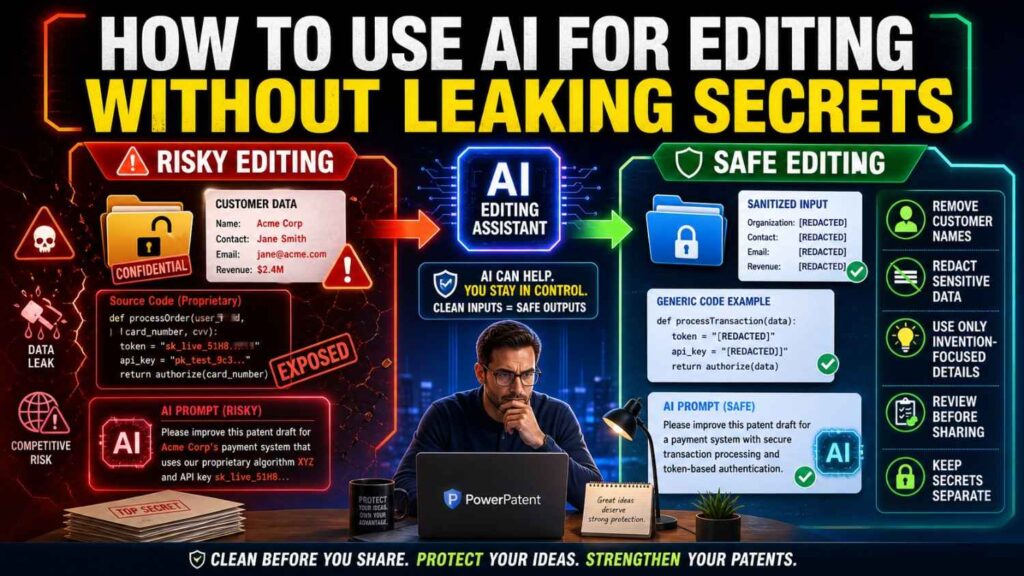 You can reduce risk by editing smaller sections.