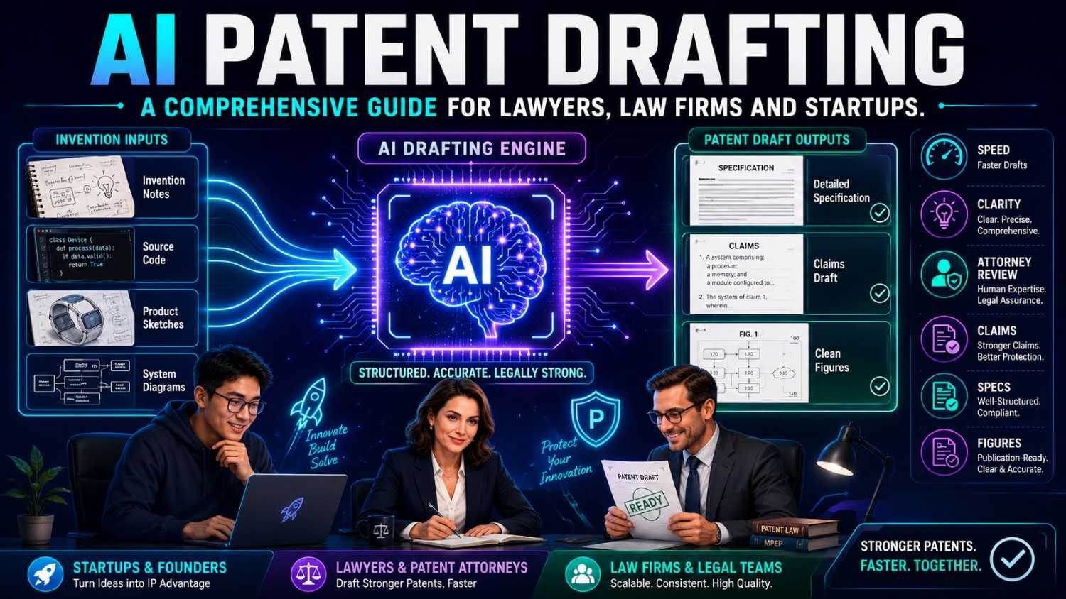 AI Patent Drafting: A Comprehensive Guide for Lawyers, Law Firms and Startups