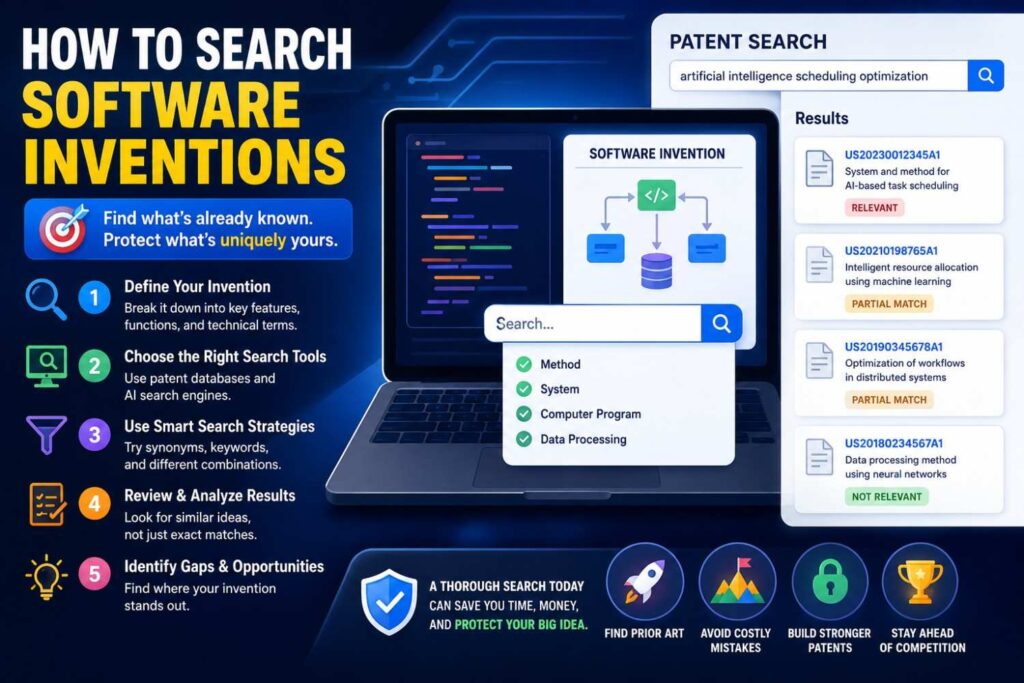 Software inventions can be patentable, but they need clear technical substance.