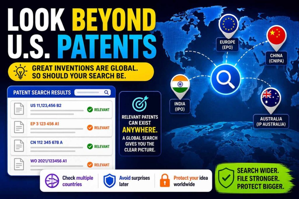 Patent offices can use public information from many countries as prior art.