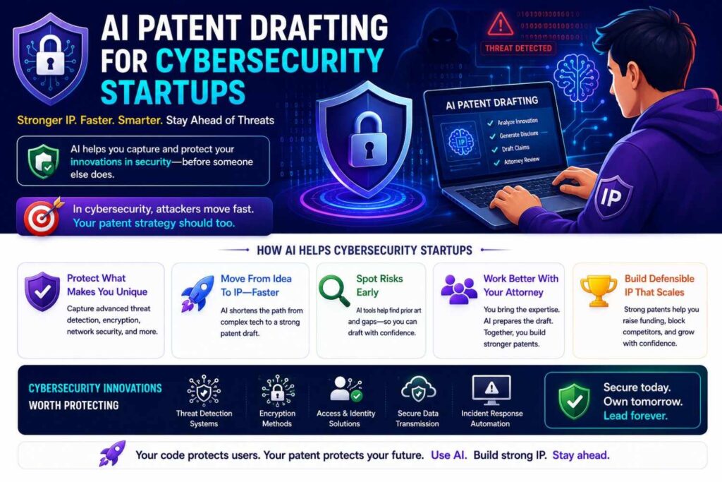 Cybersecurity inventions are often hard to explain because they involve fast-moving systems and invisible behavior.