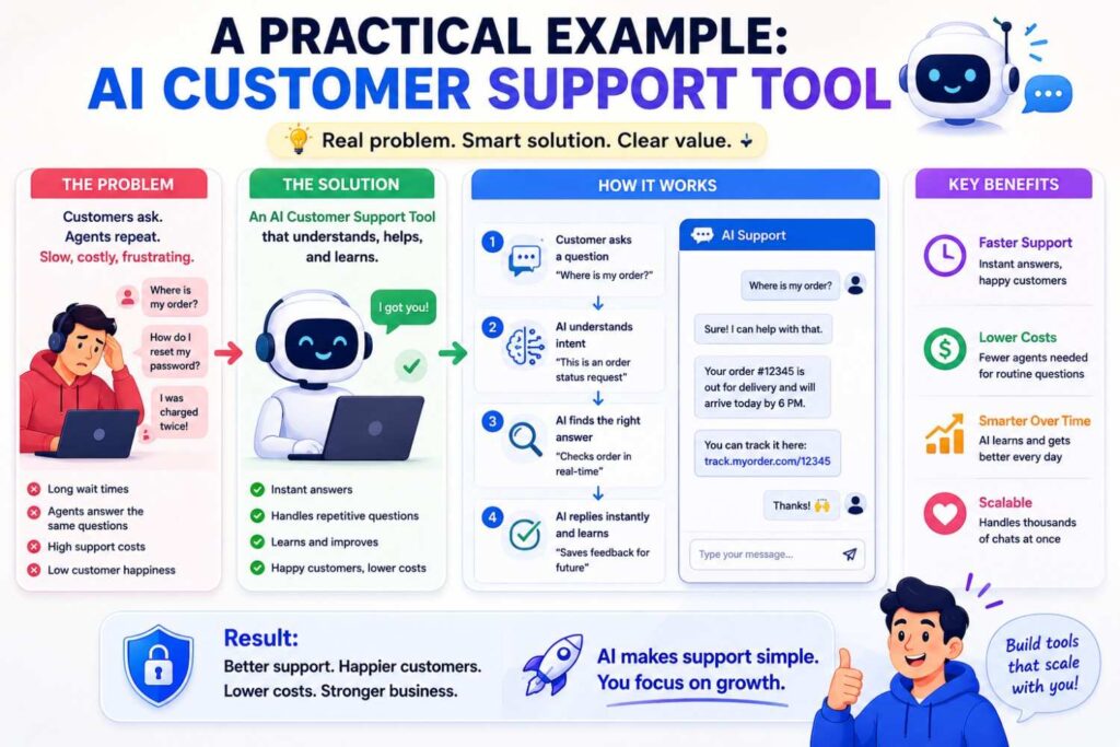 Imagine your startup built an AI tool for customer support teams.