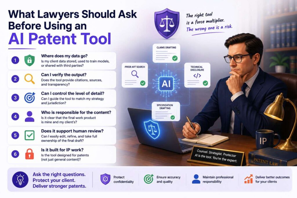 Lawyers should be careful when choosing AI patent tools.