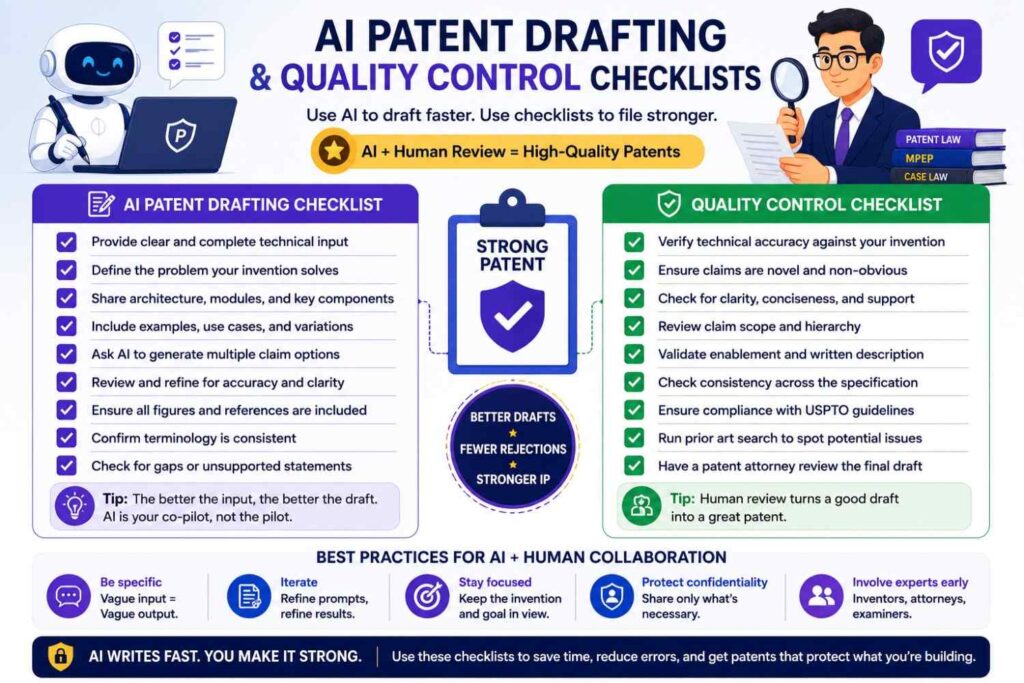 Quality control is essential in AI-assisted drafting.