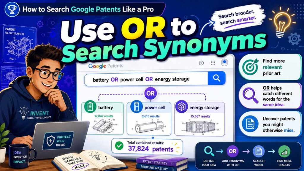 OR helps you search different words for the same idea.