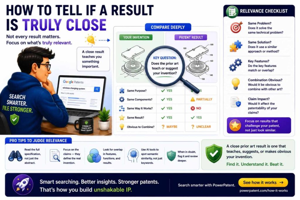 A close result is not just one that uses the same word.