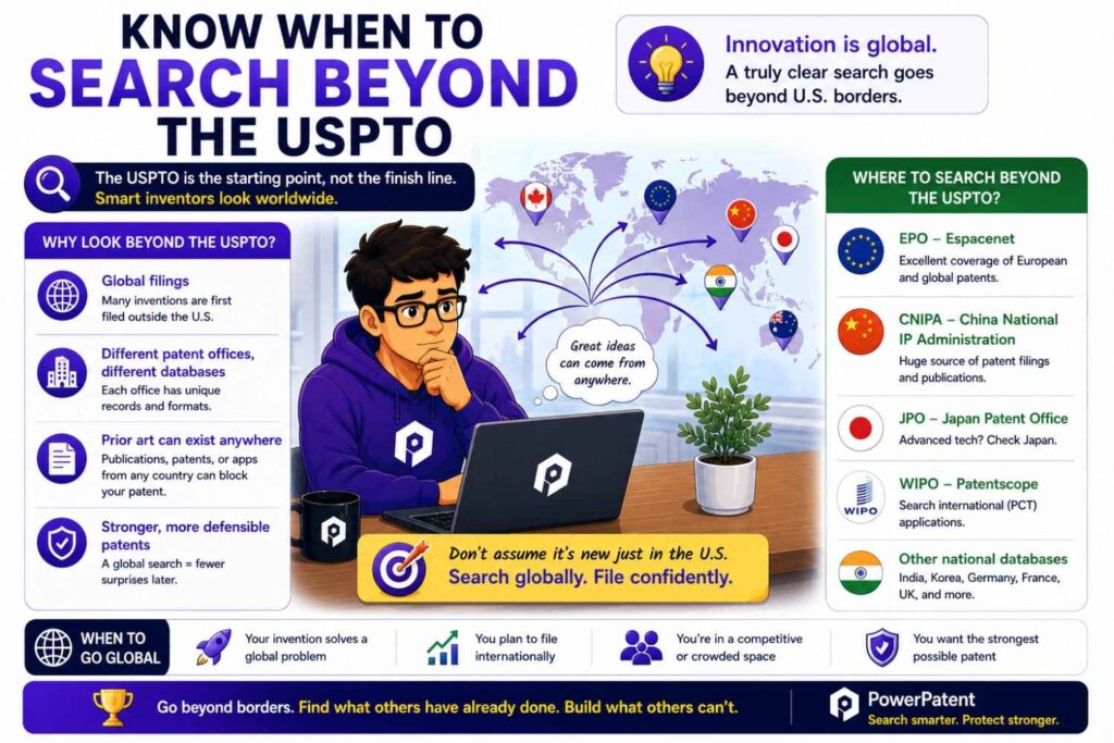 USPTO tools are powerful for U.S. patents and U.S. published applications.