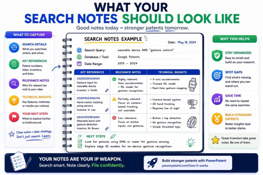Your notes should be simple and useful.