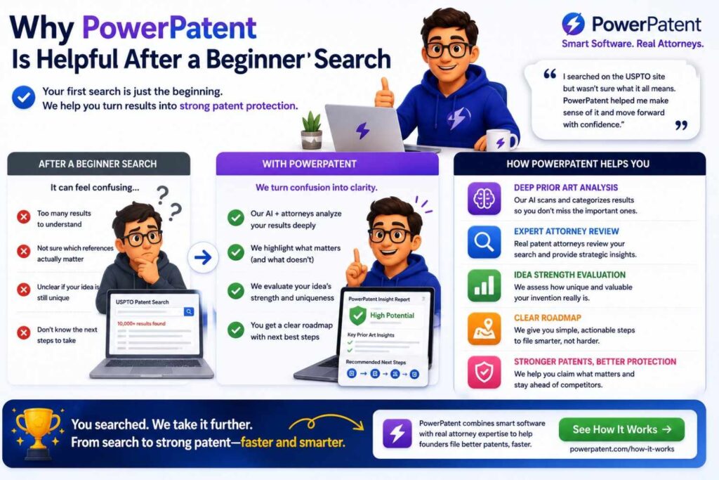 PowerPatent helps turn those clues into action.